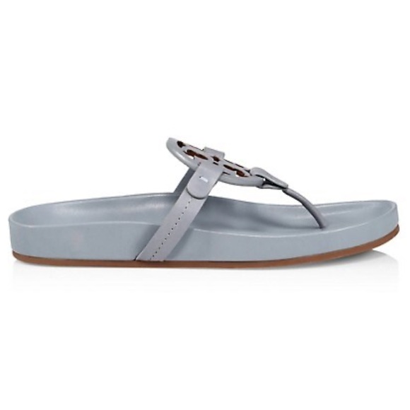 Tory Burch Miller Cloud Sandals Cloud Blue - Picture 3 of 8